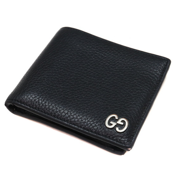 Gucci Wallet Leather Bifold Black - Picture 1 of 6